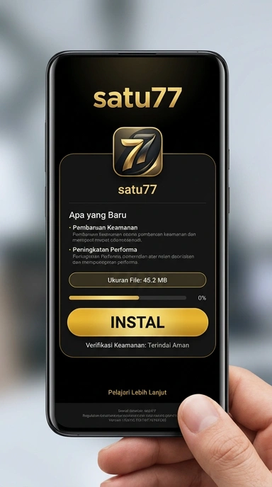 Tampilan halaman APK satu77